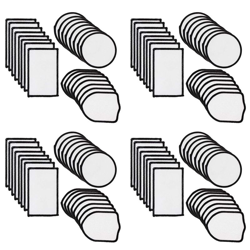 Hat Sublimation Blank - AEF6-96Pcs Patch Sublimasi Kosong Kain Patch