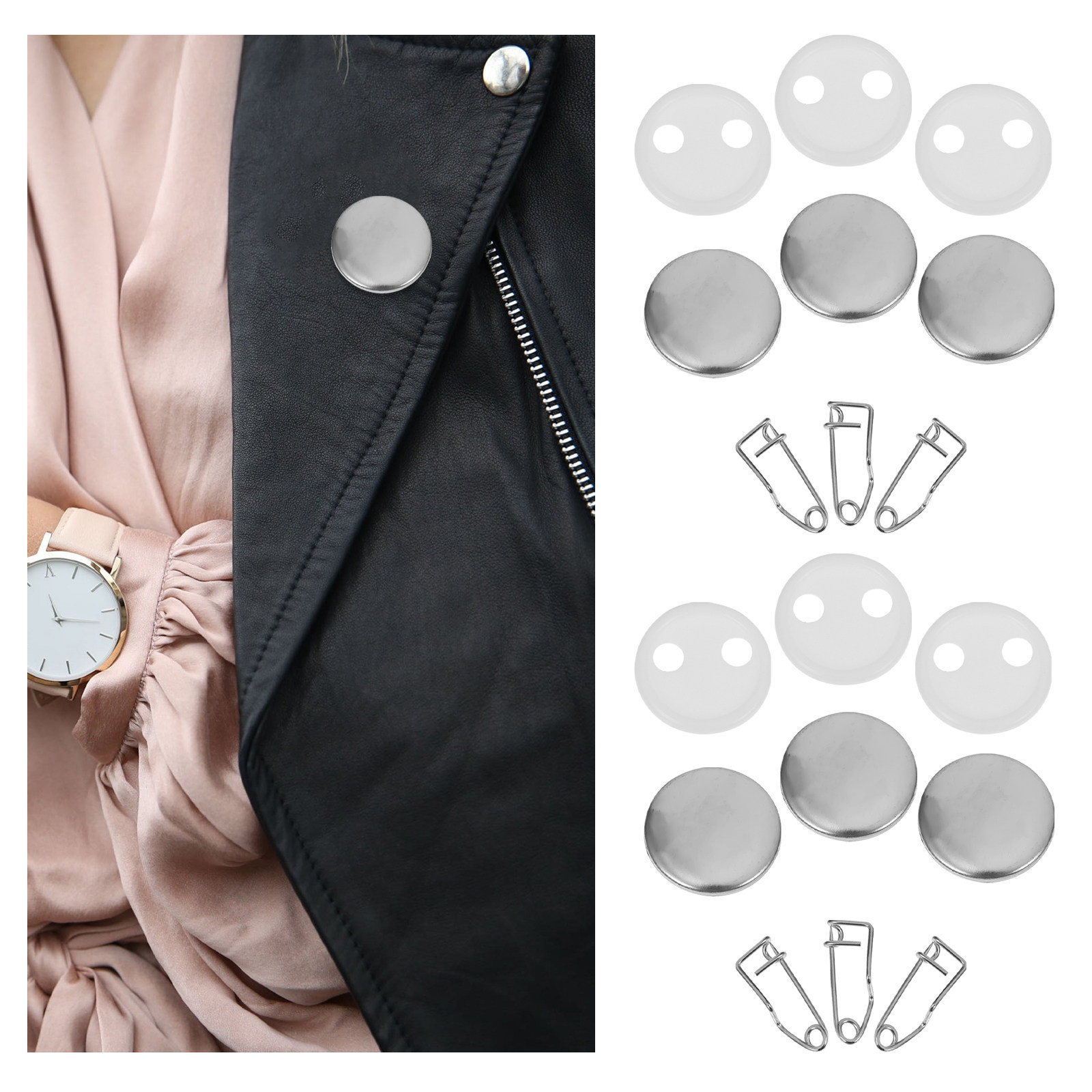 Button Badge Blank - 100 Set Kit Bahan Pembuatan Lencana