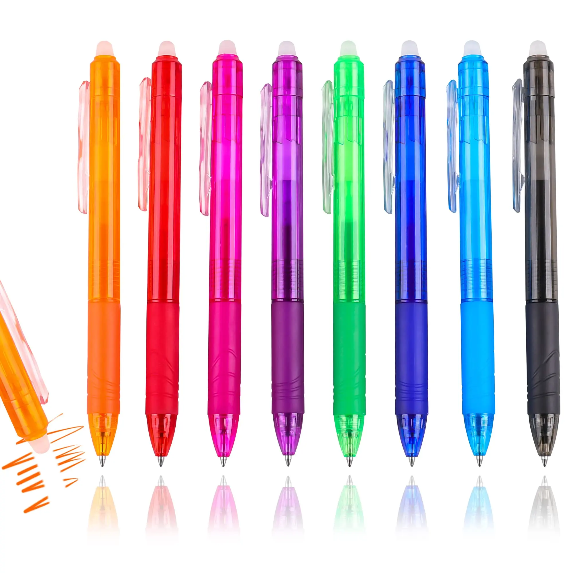 Pilot Pen Frixion - 8 warna 0.7mm pena Gel dapat