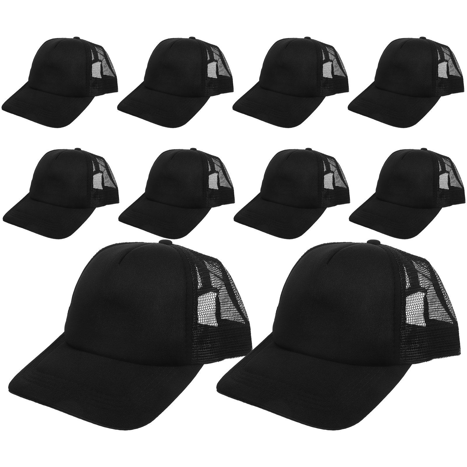Hat Sublimation Blank - 10 Buah Topi Baseball Polos dengan