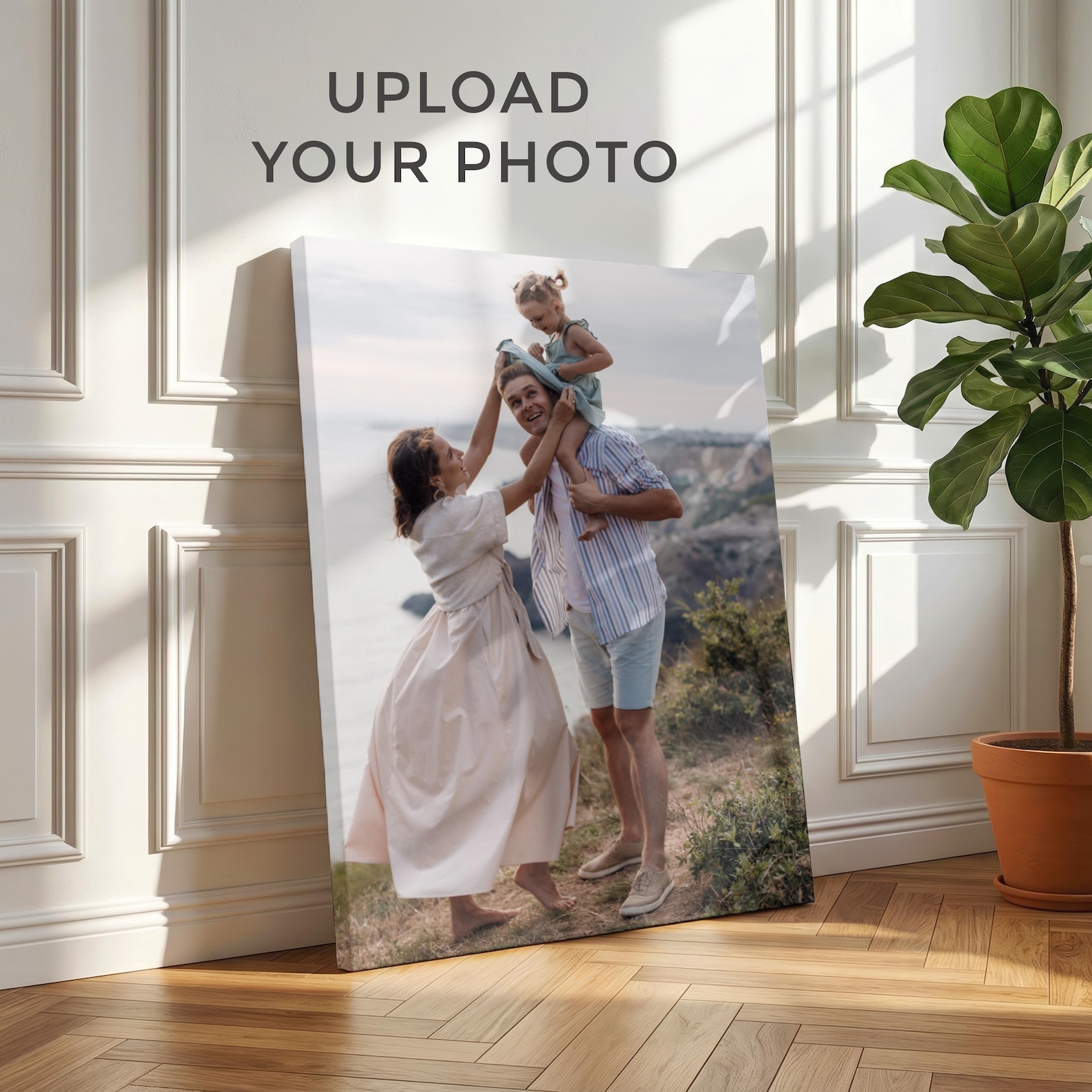 Photo Acrylic Block - Kanvas Foto Pribadi, Seni Dinding Keluarga