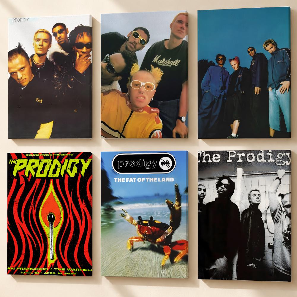Canvas Wrap Ready - Poster Band Musik The P-Prodigy, Karya