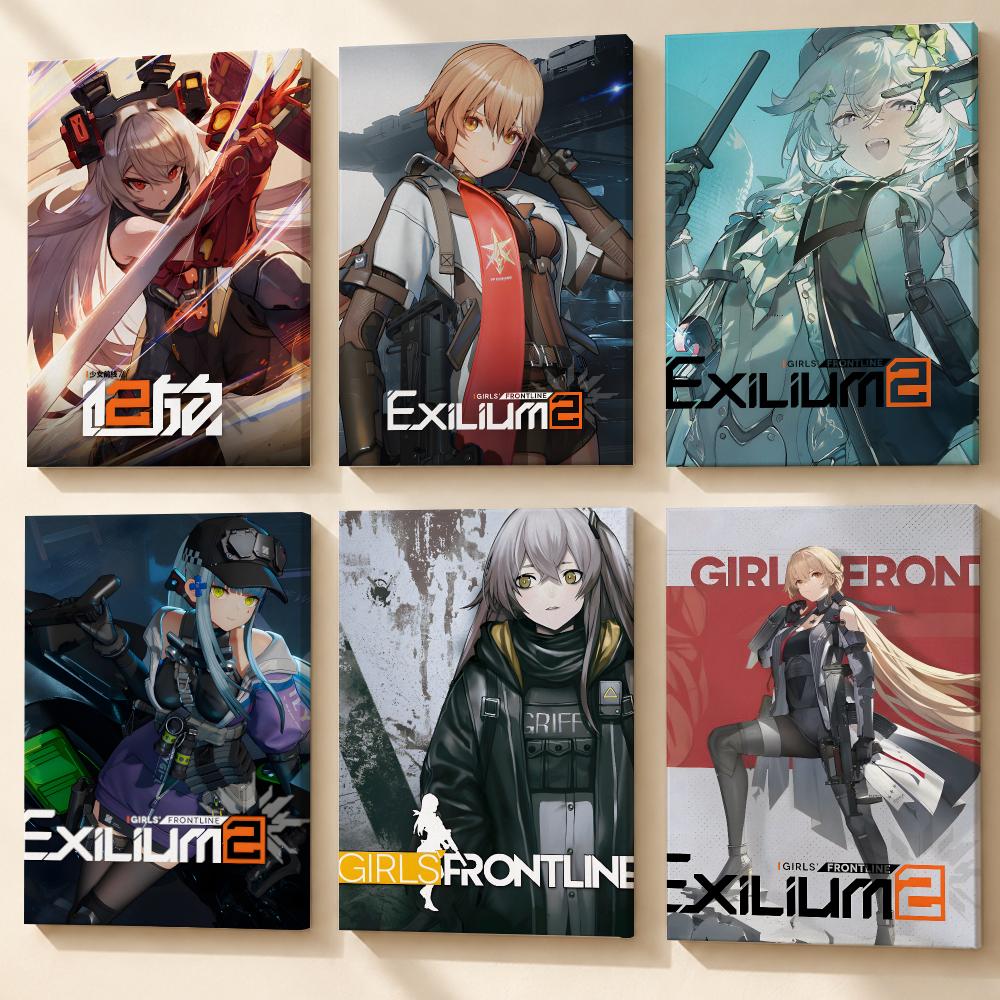 Canvas Wrap Ready - Poster Game Girls' Frontline 2 Exilium,