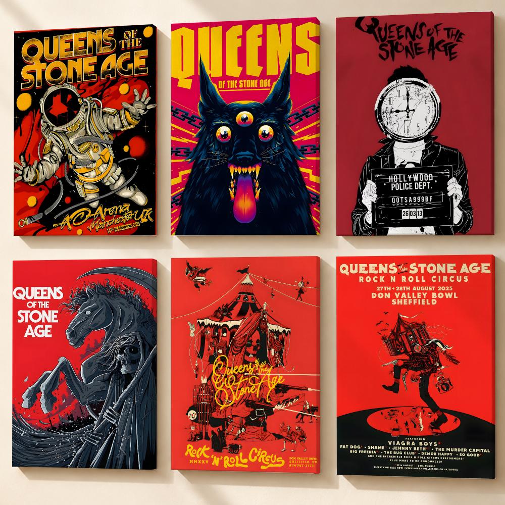 Canvas Wrap Ready - Poster Band Q-Queens Of The Stone