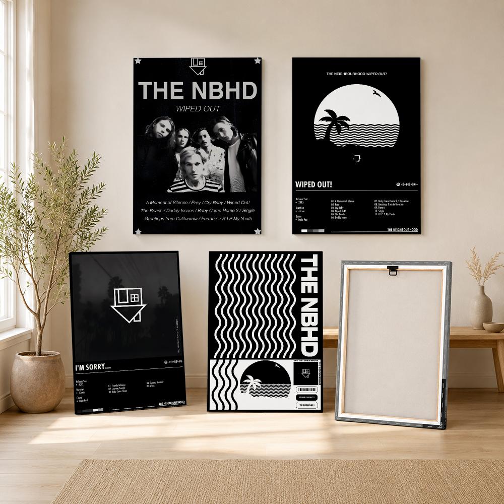 Lukisan Kaligrafi Rock Band Th - Canvas Wrap Ready ulasan dan harga