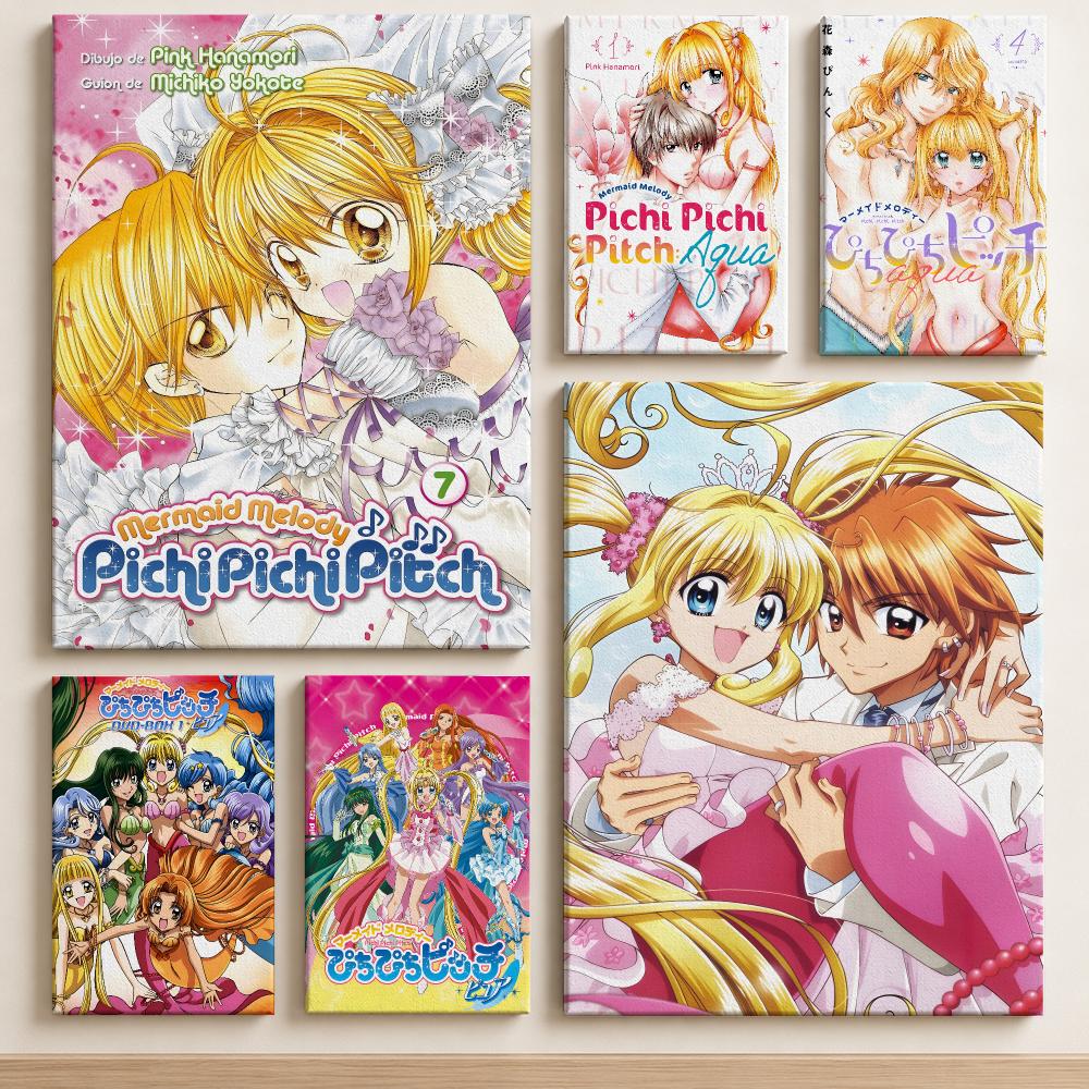 Poster Anime Mermaid M-Melody  - Canvas Wrap Ready ulasan dan harga