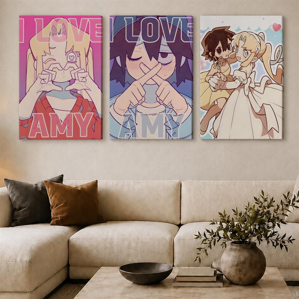 Lukisan Kaligrafi Anime I Love - Canvas Wrap Ready ulasan dan harga
