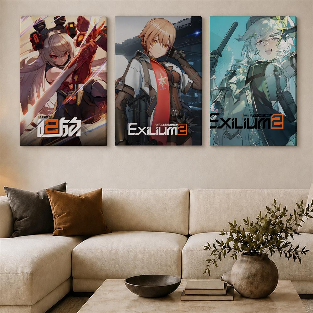 Poster Game Girls' Frontline 2 - Canvas Wrap Ready ulasan dan harga