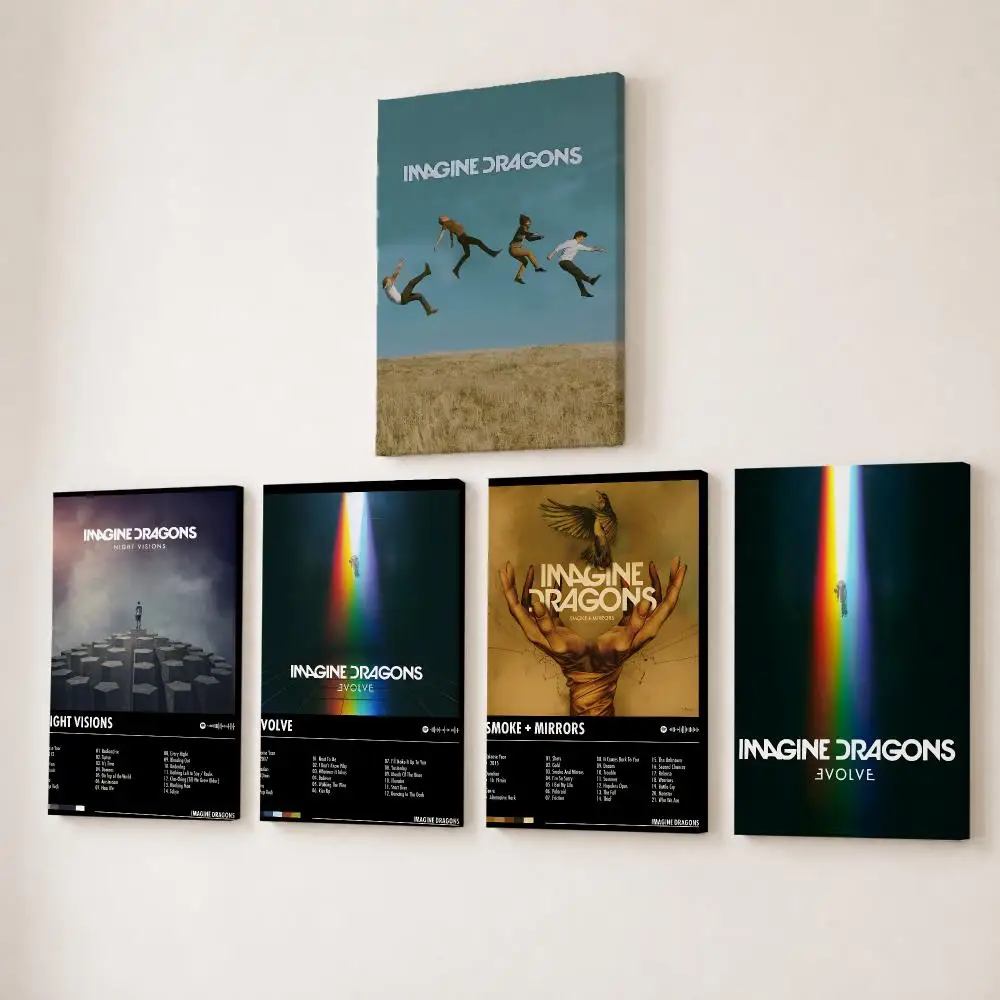 Lukisan Kaligrafi Band Rock I- - Canvas Wrap Ready ulasan dan harga
