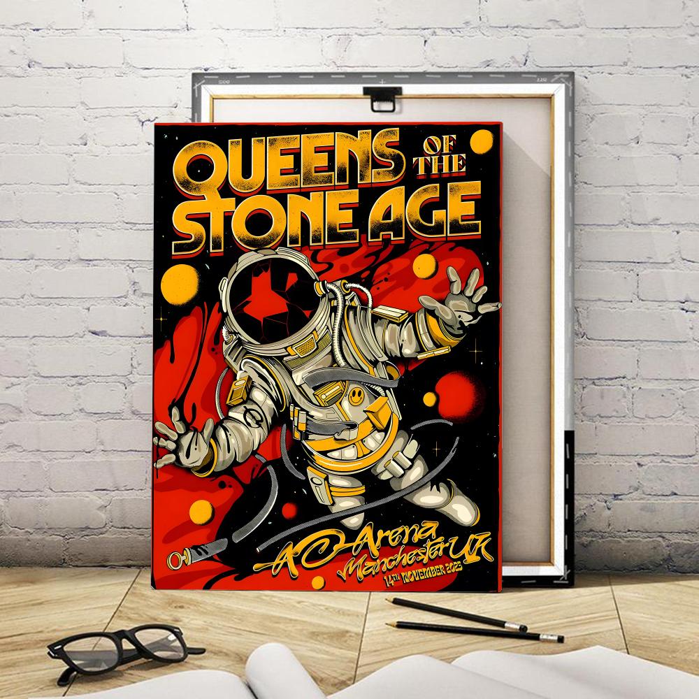 Poster Band Q-Queens Of The St - Canvas Wrap Ready ulasan dan harga